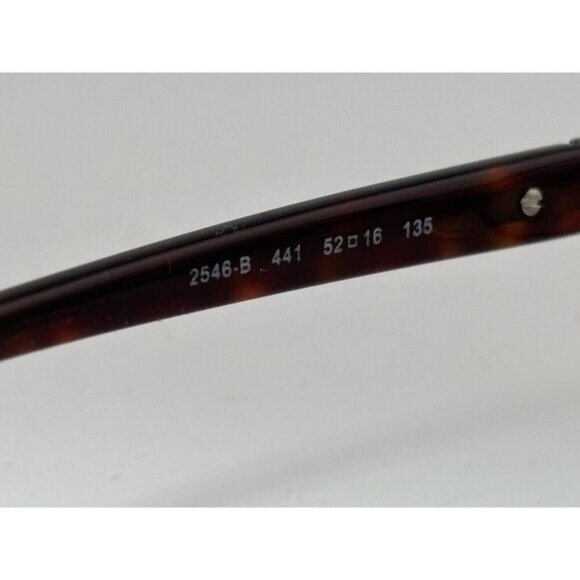 SFEROFLEX - Brown Tortoise 2546-B 441 52-16-135 Oval Eyeglass Frames - Picture 5 of 7